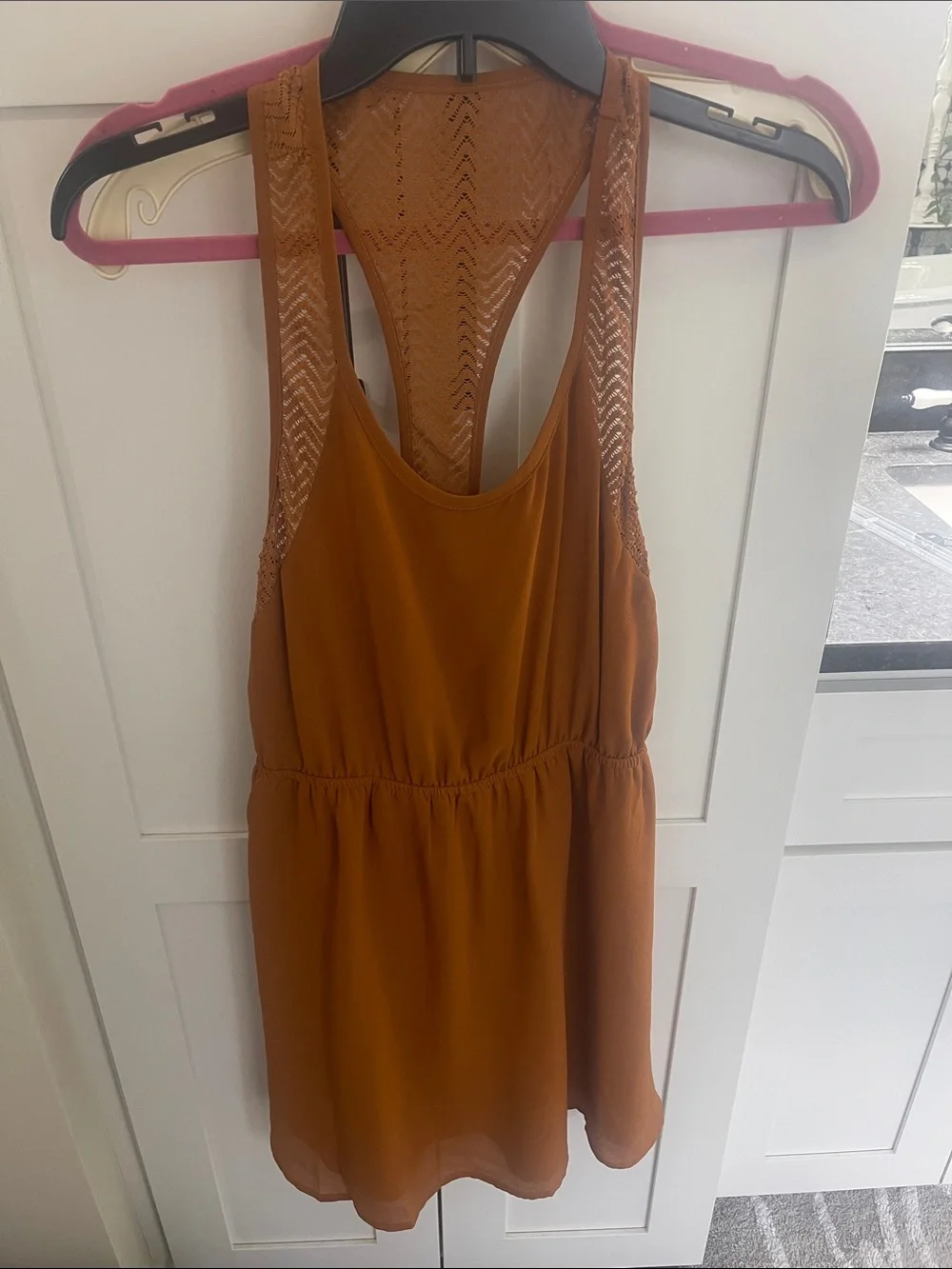 Umgee Rust Brown Racerback Dress - Picture 1 of 1
